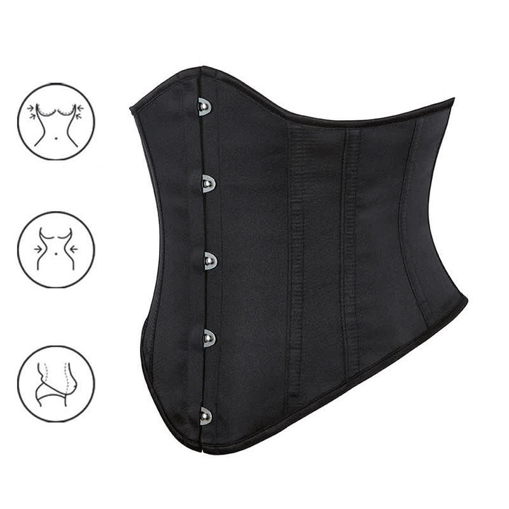 Women's Steampunk Waspie Underbust Corset For Dresses - image 2