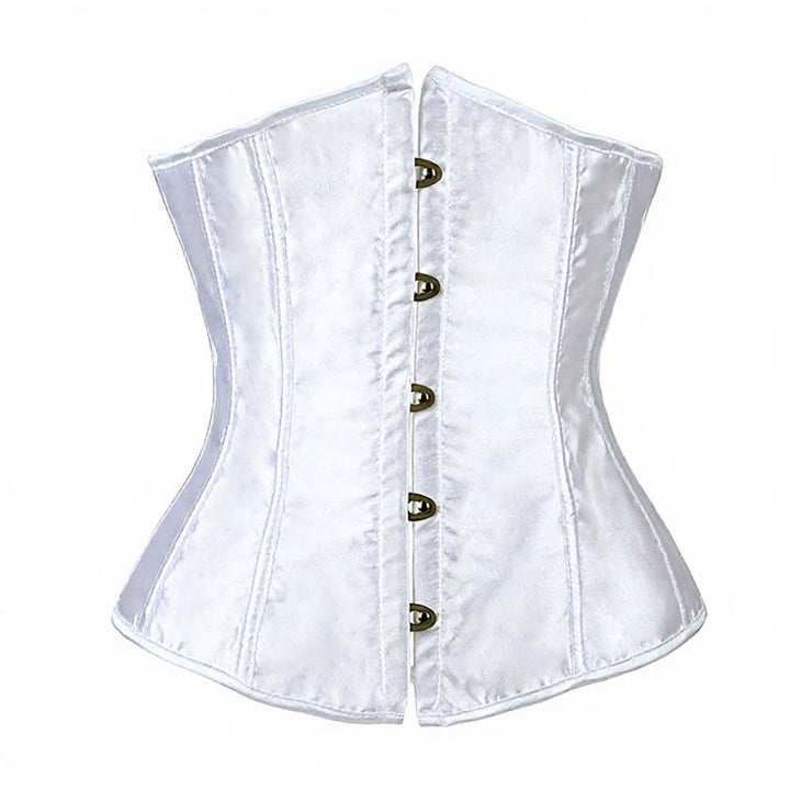 Western Cowgirl Satin Steel Boned Corset Waist Cincher - image 3