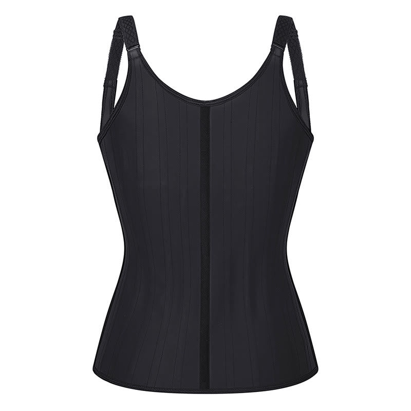 Women Latex Postpartum Shaper 25 Steel Bones Waist Trainer Vest Corset - image 2