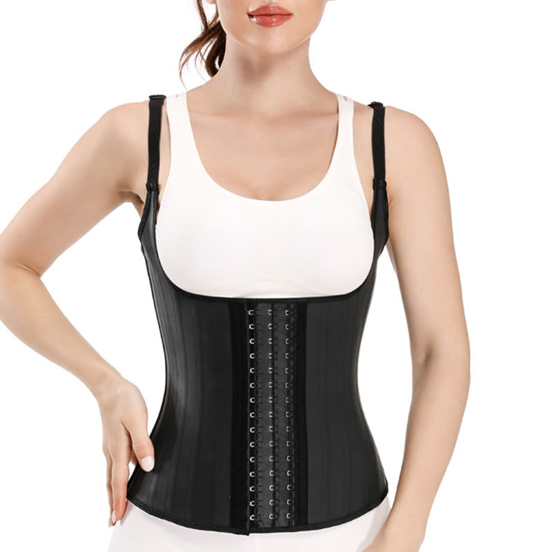 Women Latex Postpartum Shaper 25 Steel Bones Waist Trainer Vest Corset - image 0