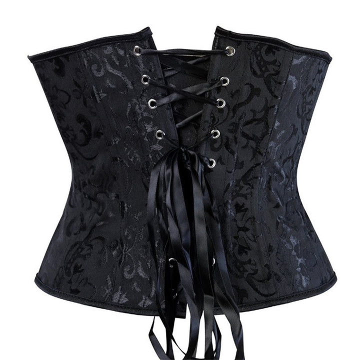 Women Polyester Lace Corset Off  Tummy Control Body Shaper - image 2