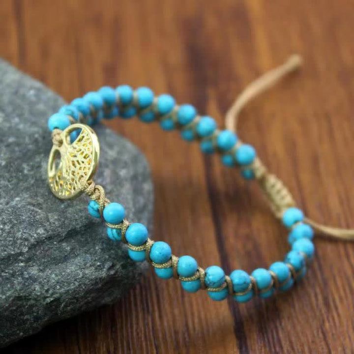 Spiritual Turquoise Tree of Life Healing Protection Bracelet - image 2
