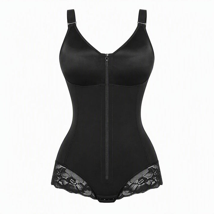 Women's Polyamide Multi Hook Waist Trainer Tummy & Hip Lifting Body Shaper - Black - 3XL - image 0