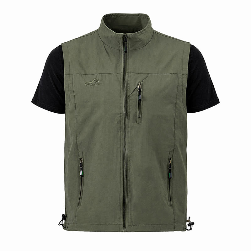 Men's Quick Dry Outdoor Utility Casual Waistcoat Vest - image 19