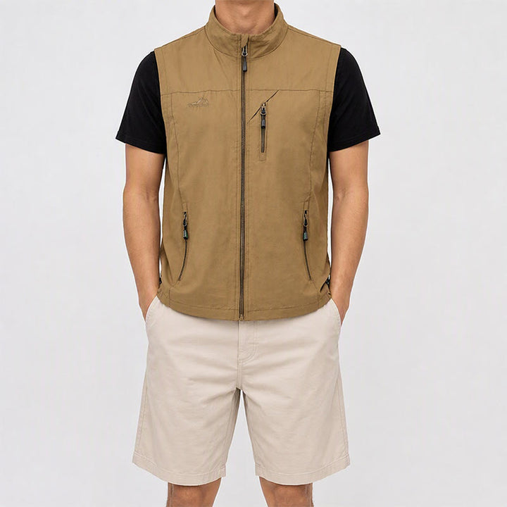 Men's Quick Dry Outdoor Utility Casual Waistcoat Vest - image 1