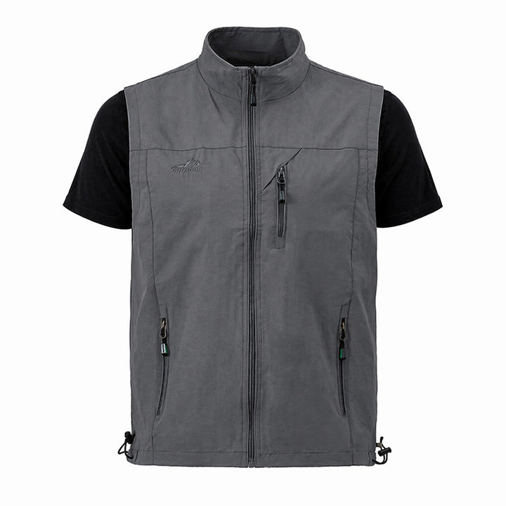 Men's Quick Dry Outdoor Utility Casual Waistcoat Vest - image 16