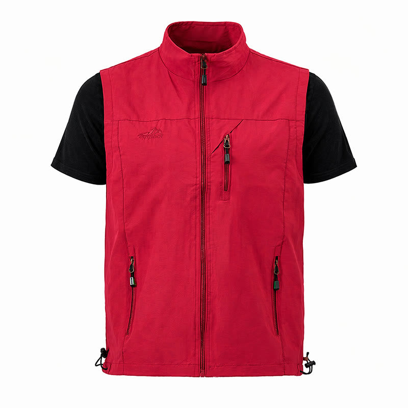 Men's Quick Dry Outdoor Utility Casual Waistcoat Vest - image 18