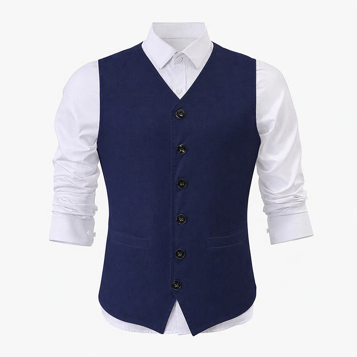 Men's Minimalist Linen Cotton Blend Casual Vest - image 14