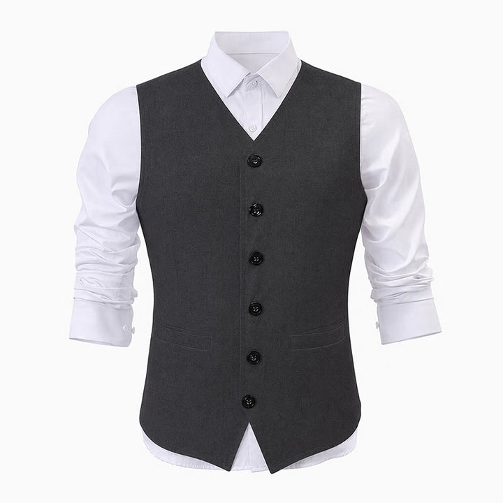 Men's Minimalist Linen Cotton Blend Casual Vest - image 13