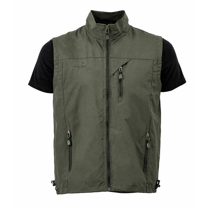 Men's 4-season Quick Dry Multi Zipper Pocket Lightweight Vest - image 19