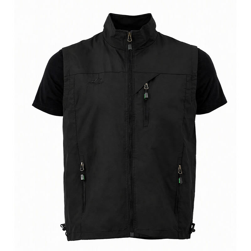 Men's 4-season Quick Dry Multi Zipper Pocket Lightweight Vest - image 17