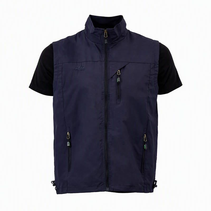 Men's 4-season Quick Dry Multi Zipper Pocket Lightweight Vest - image 14