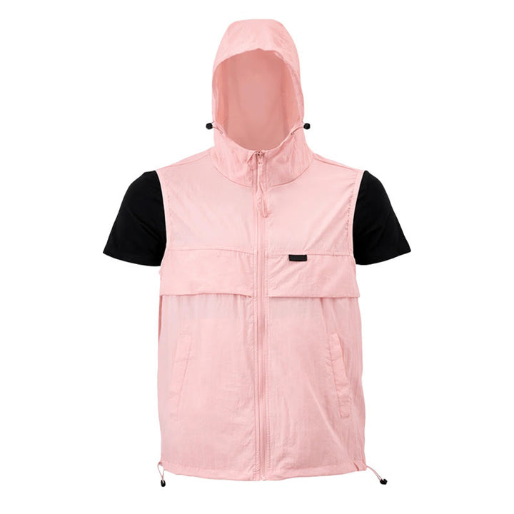 Men's Sun Protection Hooded Breathable Outdoor Sports Vest - image 22