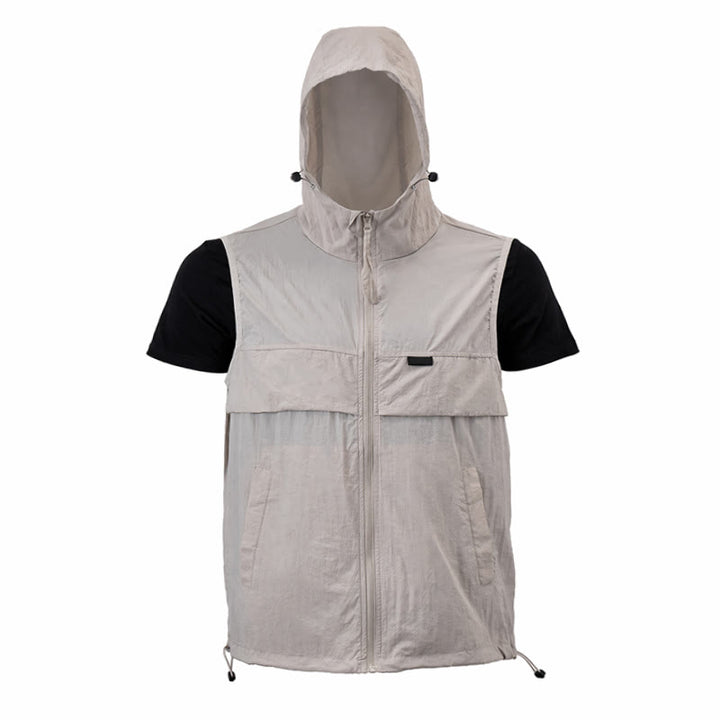 Men's Sun Protection Hooded Breathable Outdoor Sports Vest - image 16