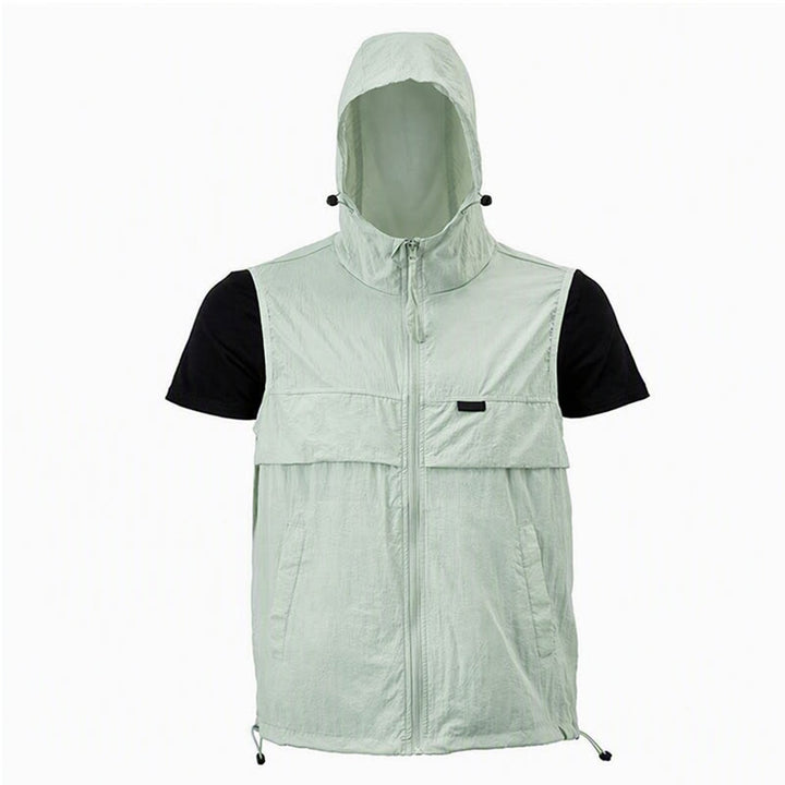 Men's Sun Protection Hooded Breathable Outdoor Sports Vest - image 19