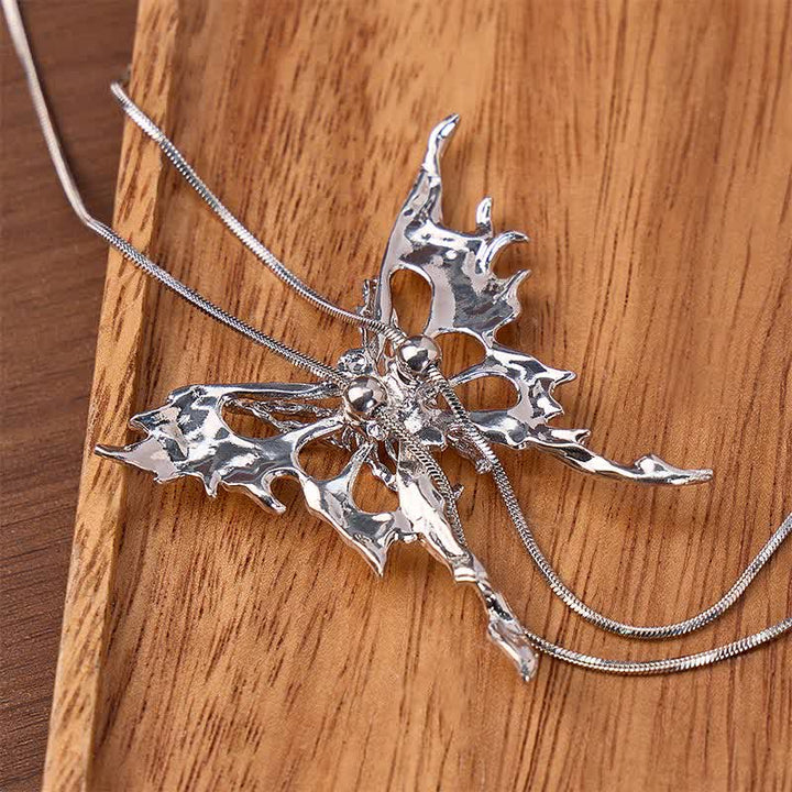 Interchangeable Butterfly Adjustable Slider Bolo Necklace With 6 Replaceable Wings - image 2