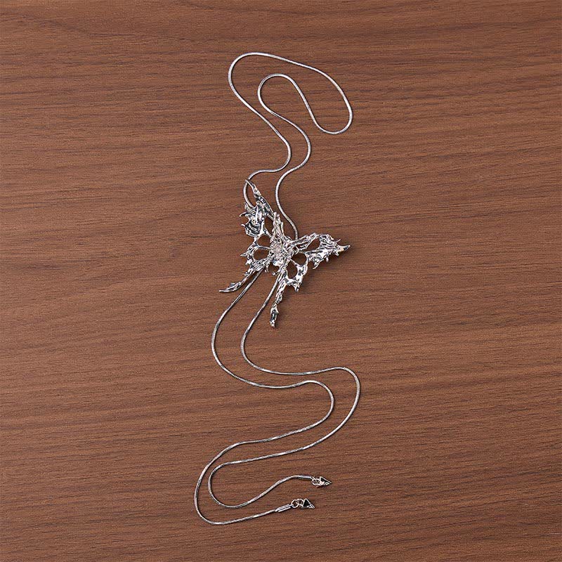 Interchangeable Butterfly Adjustable Slider Bolo Necklace With 6 Replaceable Wings - image 6