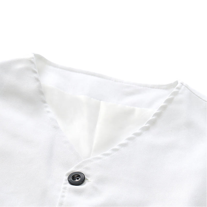 Men's Minimalist Linen Cotton Blend Casual Vest - image 6