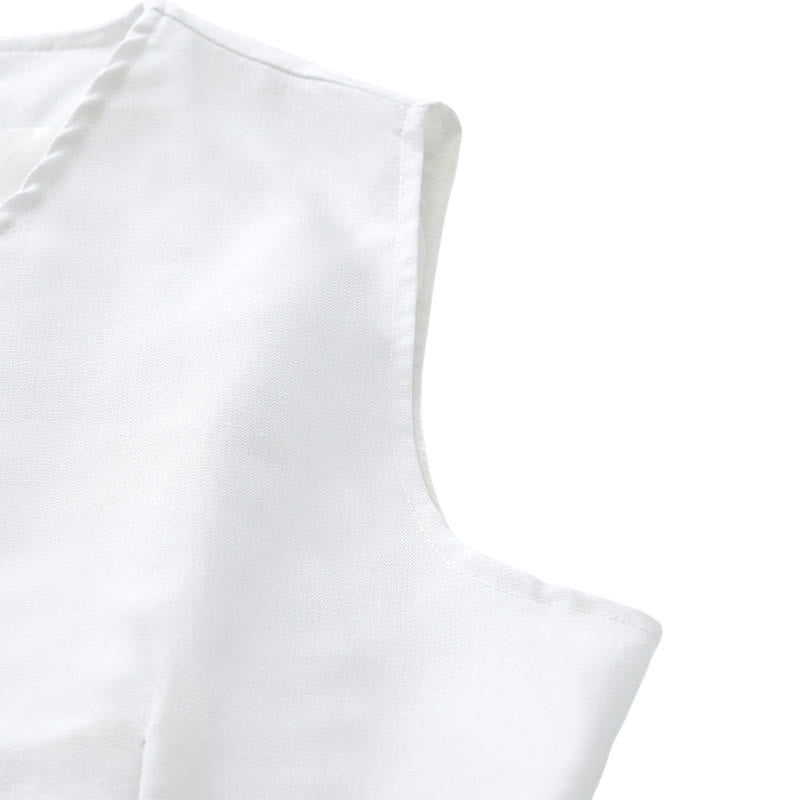 Men's Minimalist Linen Cotton Blend Casual Vest - image 7
