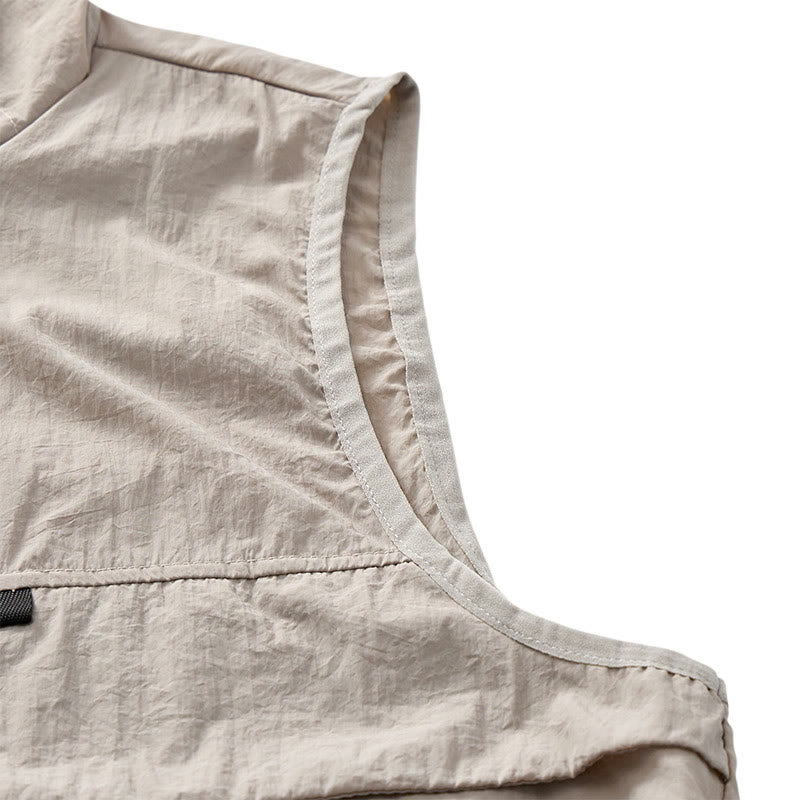 Men's Sun Protection Hooded Breathable Outdoor Sports Vest - image 12
