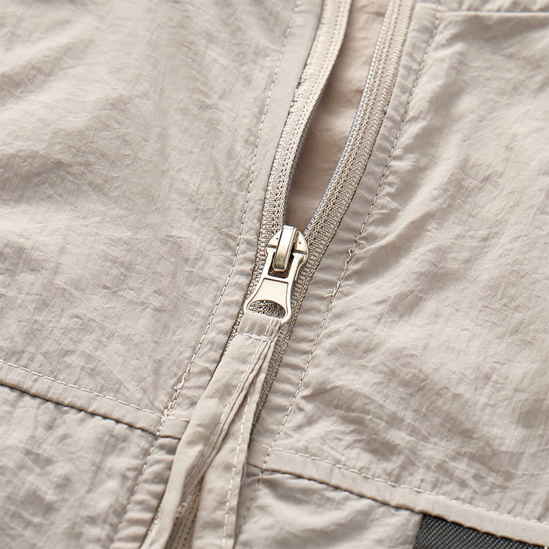 Men's Sun Protection Hooded Breathable Outdoor Sports Vest - image 11