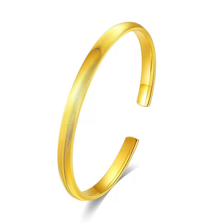 Minimalist Designer Wave-Inspired Silver Open Cuff Bracelet - image 12