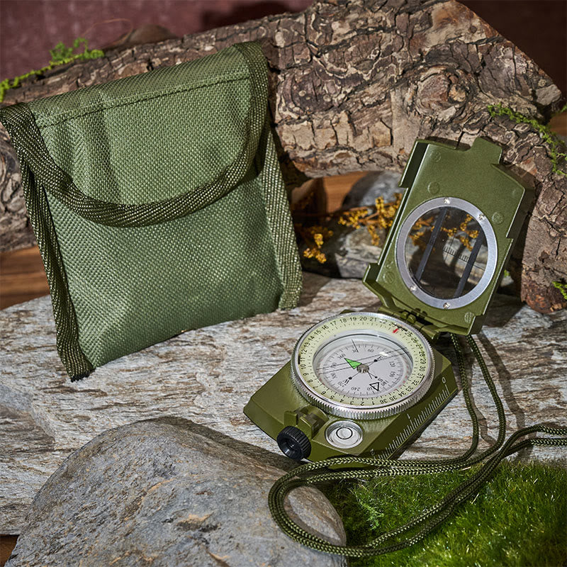 EDC-Tool Multifunctional Lensatic Military Hiking Compass - image 0
