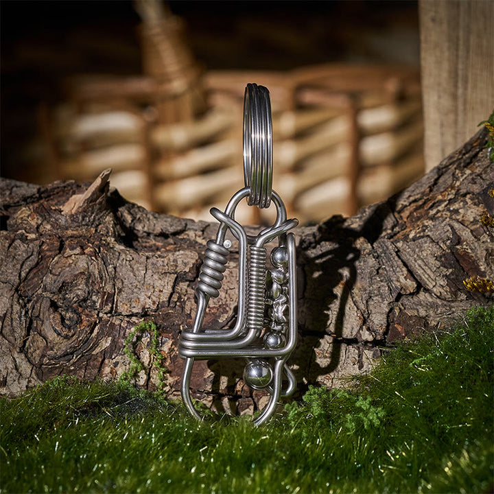 EDC Multi-Functional Handmade Stainless Steel Bird Keychain - Style#1 - image 0