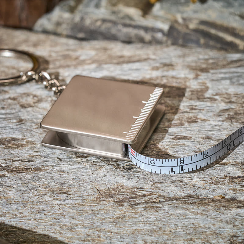 EDC Folding Knife & Tiny Tape Measure Keychain - image 4