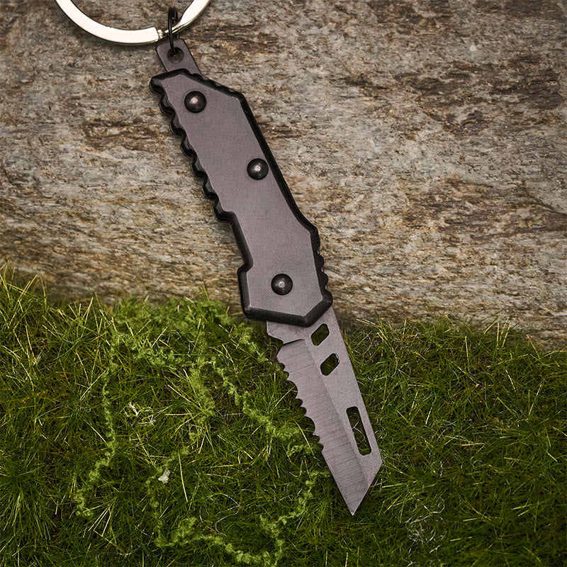 Fitness Ornament & Small Folding Pocket Knife Keychain - image 3