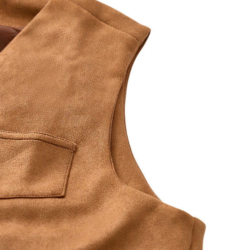Men's Traditional Western Essential Brown Cowboy Vest - image 8