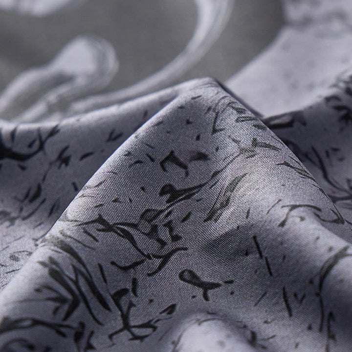 Men's Gothic Black Dragon 3D Print Streetwear Sport Daily Shirt - image 7
