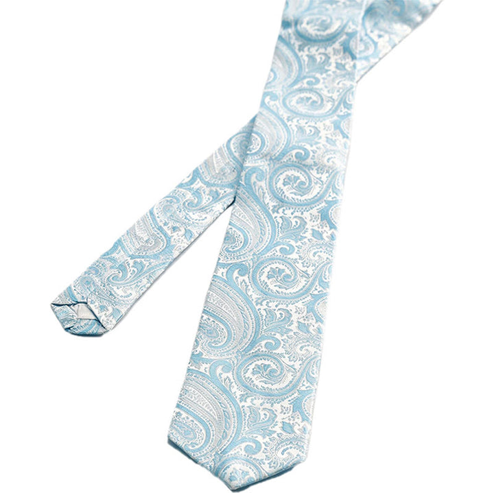 Men's Paisley Jacquard Waistcoat 3 Piece Set Suit Vest - image 15