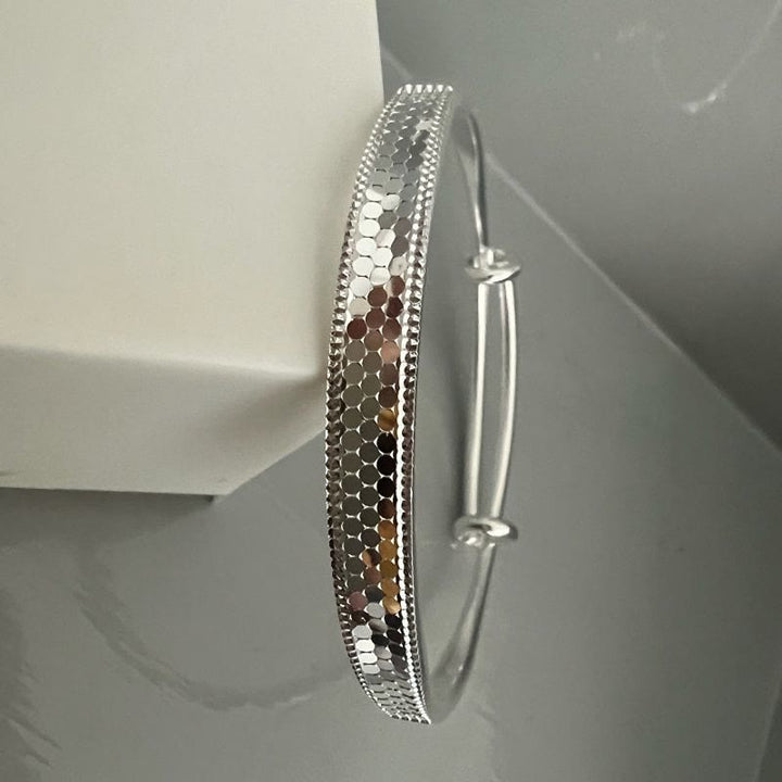 Adjustable Dragon‑Scale Bangle Push‑Pull Copper Bracelet for Women - image 2