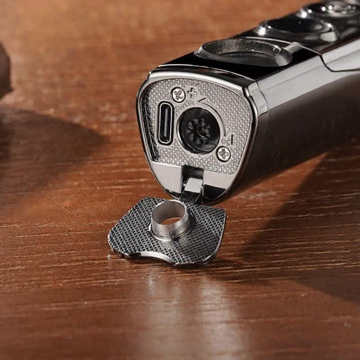 4-IN-1 Smart Triple Flame Cigar Lighter With Built-In Cigar Rest And Punch - image 8