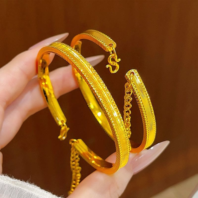 Vintage Open Adjustable Bracelet With Coin Gourd Tassel Retro Electroplated Bracelet for Women - image 0