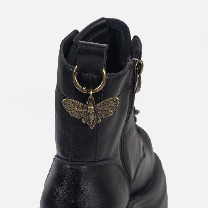2Pcs Bag & Boot Accessories Death Moth Gothic Boot Charms - image 3