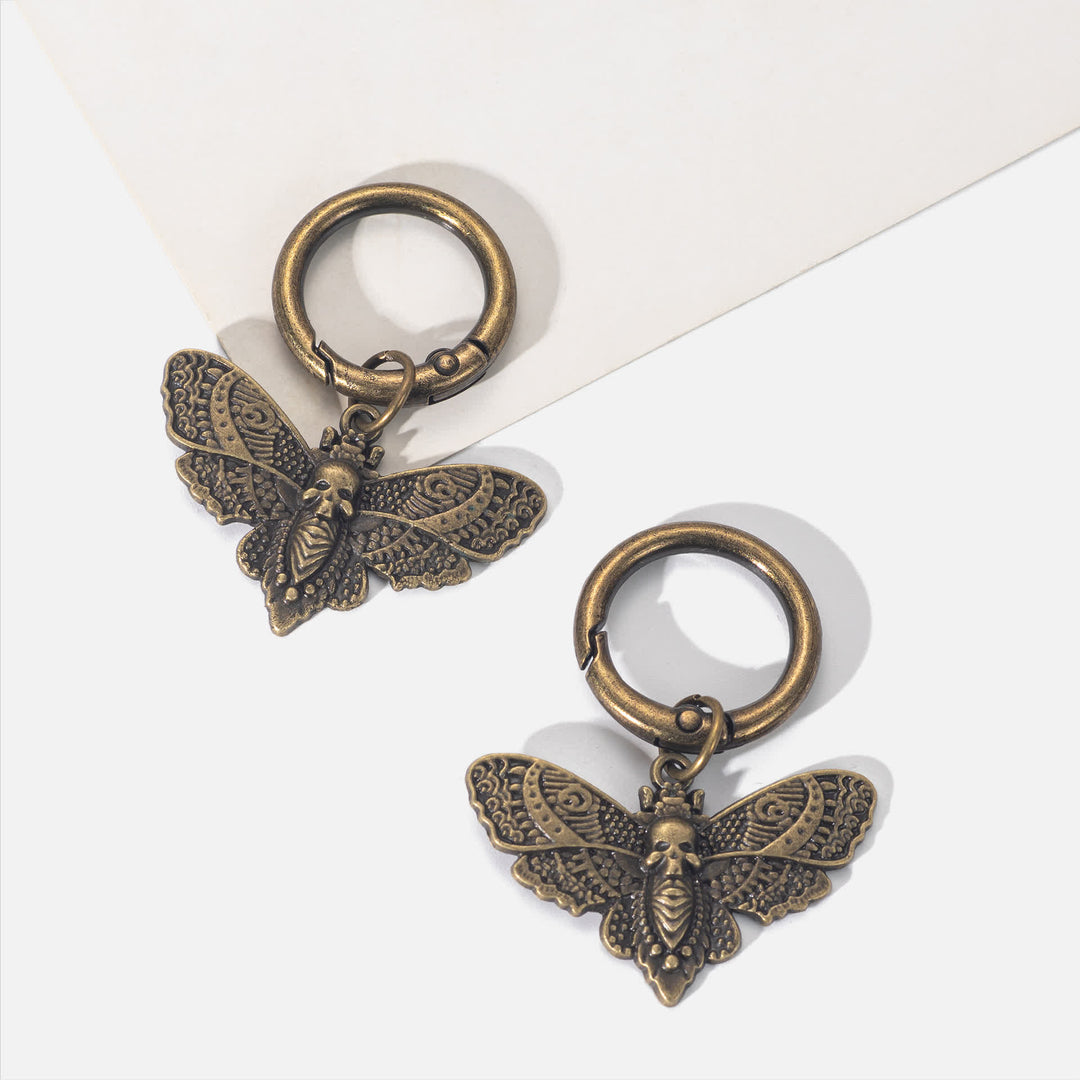 2Pcs Bag & Boot Accessories Death Moth Gothic Boot Charms - image 5