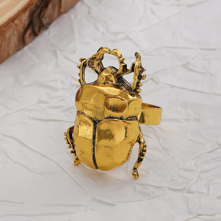 Scarab Beetle & Cicada Insect Opening Ring Collection - image 9