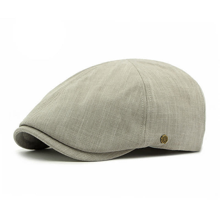 Modern Comfort Vintage Elastic Back Flat Top Beret Hat - Light Gray - Adjustable (21 5/8"-23 1/4") - image 16