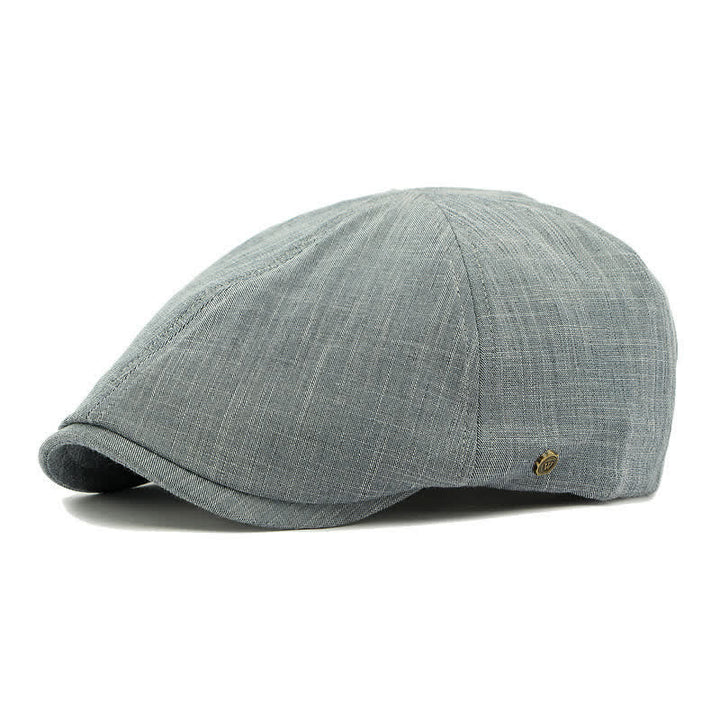 Modern Comfort Vintage Elastic Back Flat Top Beret Hat - Steel Gray - Adjustable (21 5/8"-23 1/4") - image 14