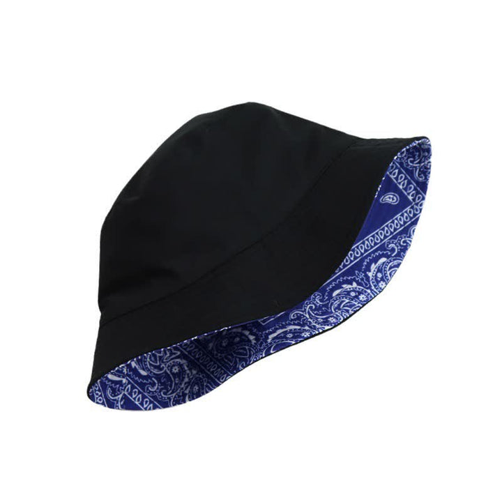 Unisex Paisley Pattern Reversible Fisherman Bucket Hat - image 4