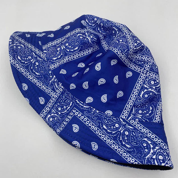 Unisex Paisley Pattern Reversible Fisherman Bucket Hat - image 3