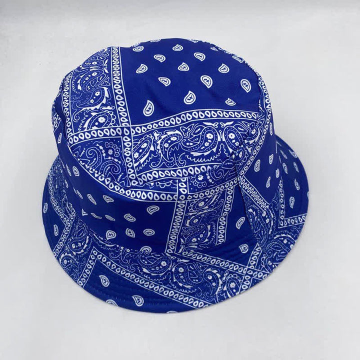 Unisex Paisley Pattern Reversible Fisherman Bucket Hat - image 2