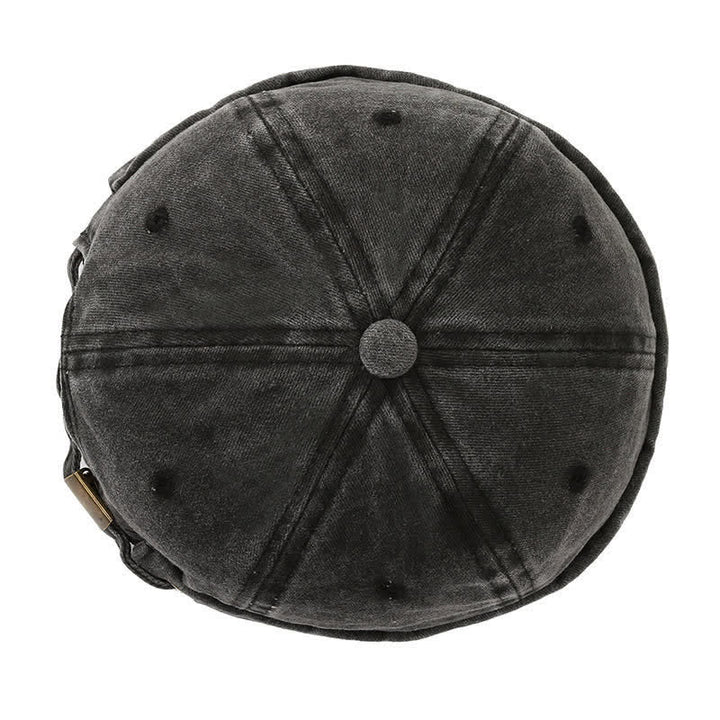 Casual Washed Cotton Brimless Vintage Docker Cap - image 2