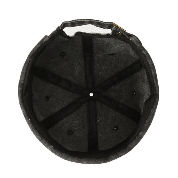 Casual Washed Cotton Brimless Vintage Docker Cap - image 3