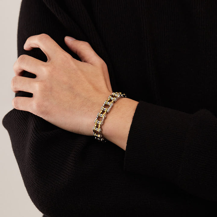Ride In Style Fearless Motorcycle Bike Chain Bracelet - image 3