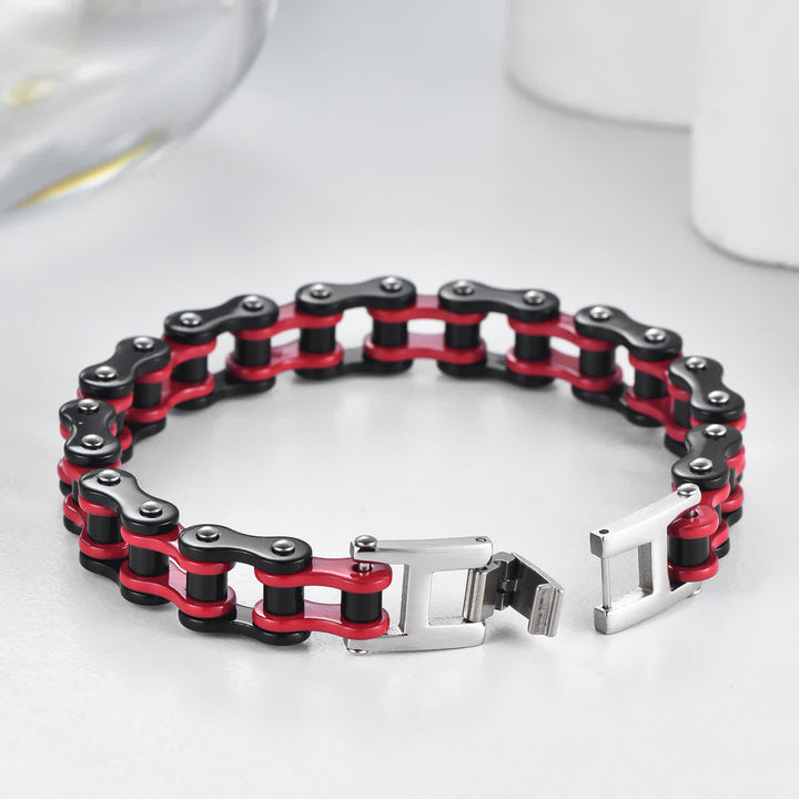Ride In Style Fearless Motorcycle Bike Chain Bracelet - image 5