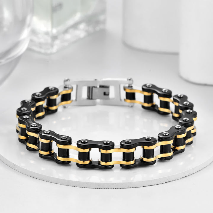 Ride In Style Fearless Motorcycle Bike Chain Bracelet - image 6