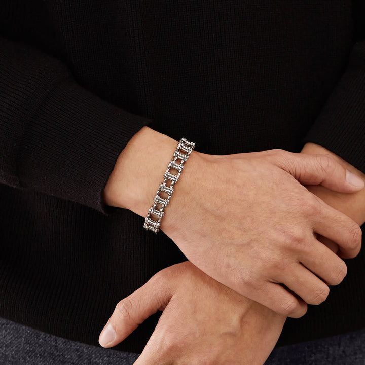 Ride In Style Fearless Motorcycle Bike Chain Bracelet - image 2